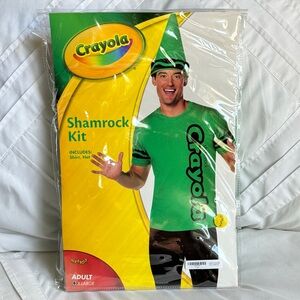 Crayola Costume: Shamrock Kit with Green Shirt and Hat